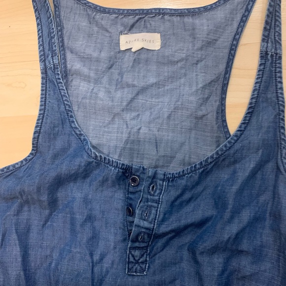 Light denim jumper one piece - Picture 5 of 5